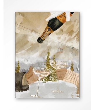 Urban Cotton Wandkleed Winter Champagne