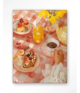 Urban Cotton Wandkleed Spring Breakfast