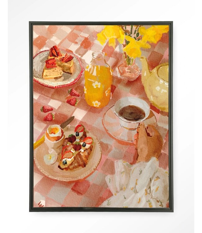 Urban Cotton Wandkleed Spring Breakfast