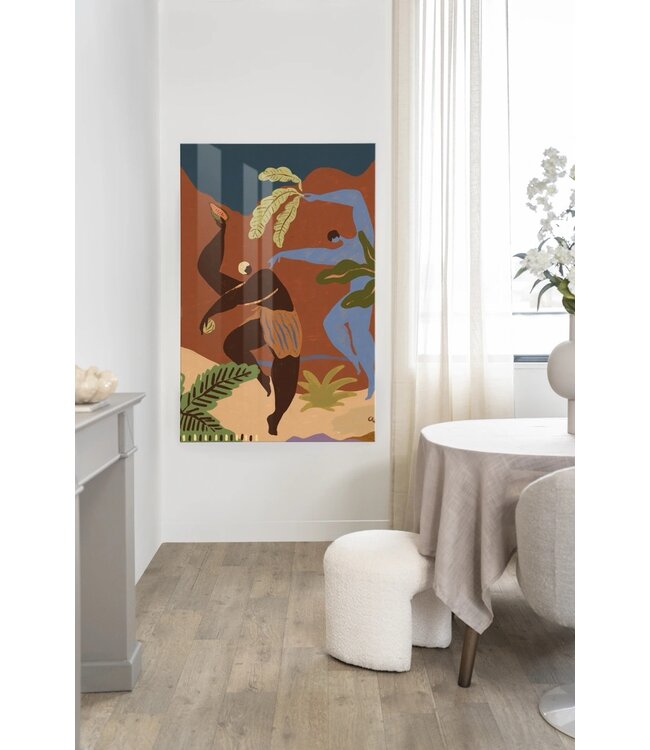 Urban Cotton glasschilderij Wild Rhythm