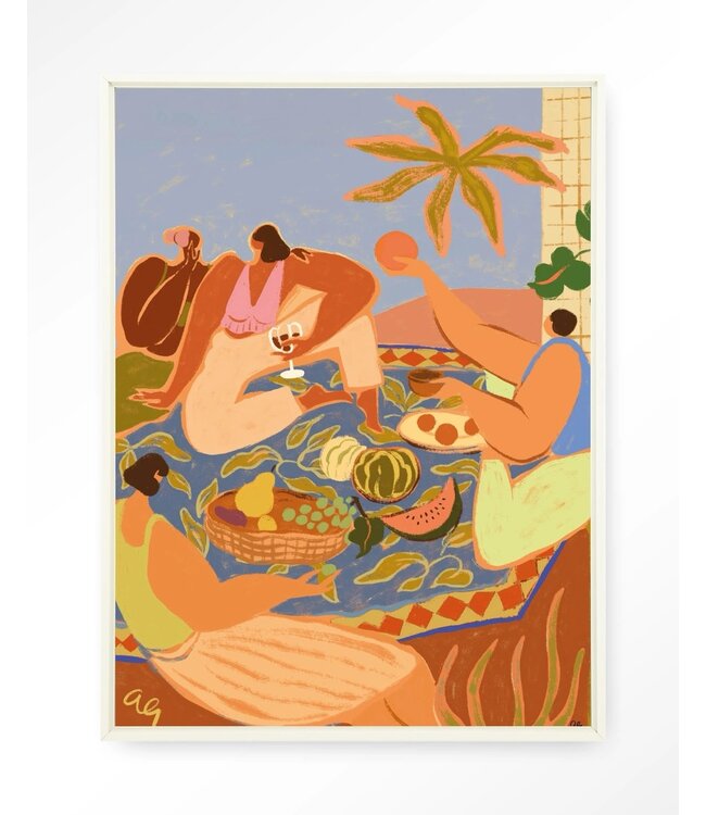 Urban Cotton wandkleed Summer Picnic