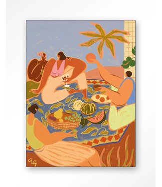 Urban Cotton Wandkleed Summer Picnic