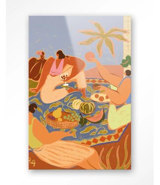 Urban Cotton Glasschilderij Summer Picnic