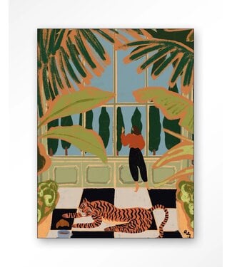 Urban Cotton Wandkleed Green House