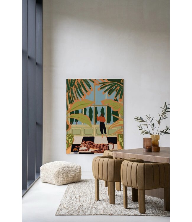 Urban Cotton wandkleed Green House