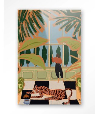 Urban Cotton Glasschilderij Green House