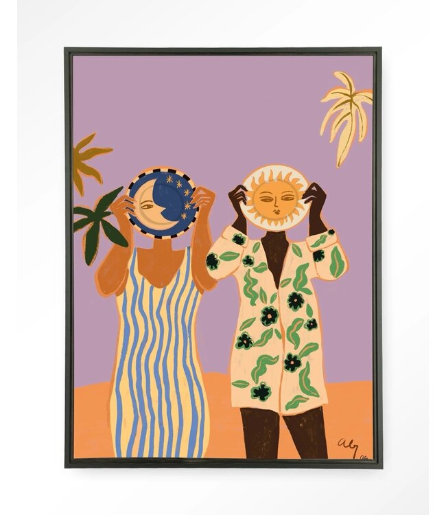 Urban Cotton wandkleed Sun & Moon