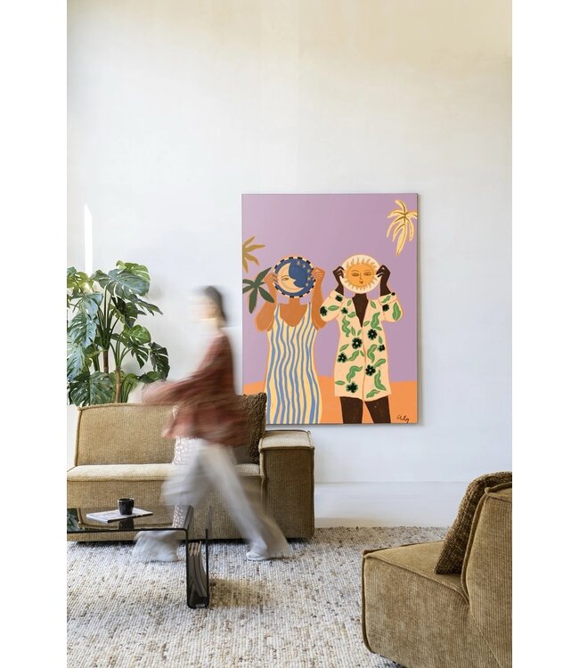 Urban Cotton wandkleed Sun & Moon