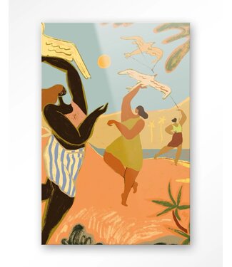 Urban Cotton Glasschilderij Fly High