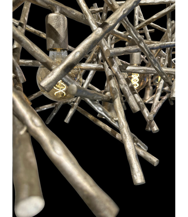 Leclercq & Bouwman hanglamp BRUT Ambachtelijk Zilver