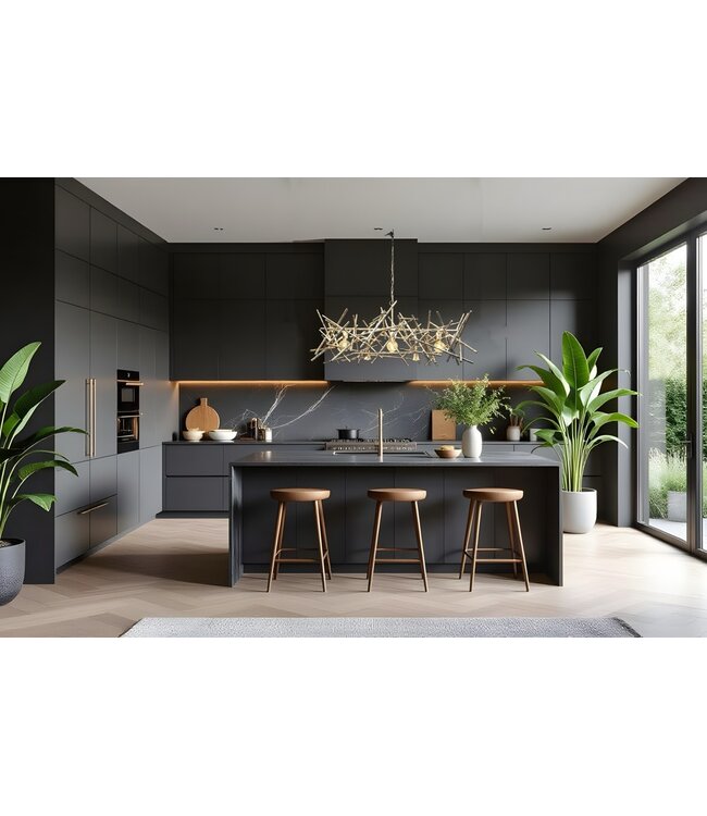 Leclercq & Bouwman hanglamp BRUT in ambachtelijk zilver