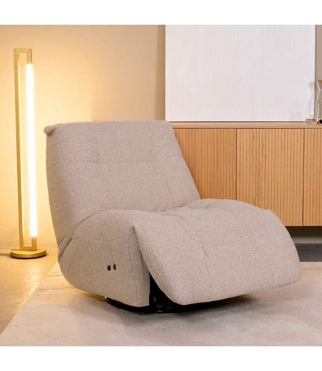 Elektrische Fauteuil Relax and Recharge Naturel Royal Boucle
