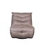 Elektrische Relaxfauteuil Powernap Station Taupe Micro Suede