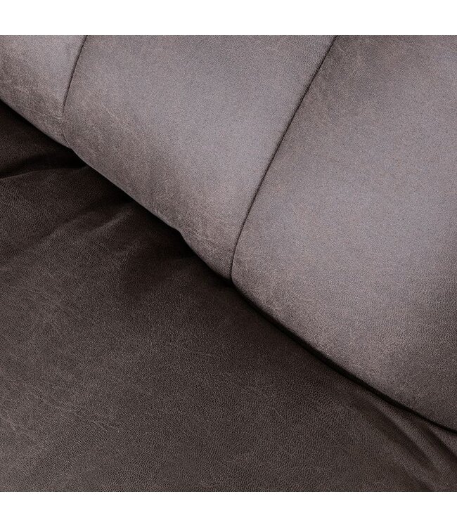 Elektrische Relaxfauteuil Powernap Station Antraciet Micro Suede