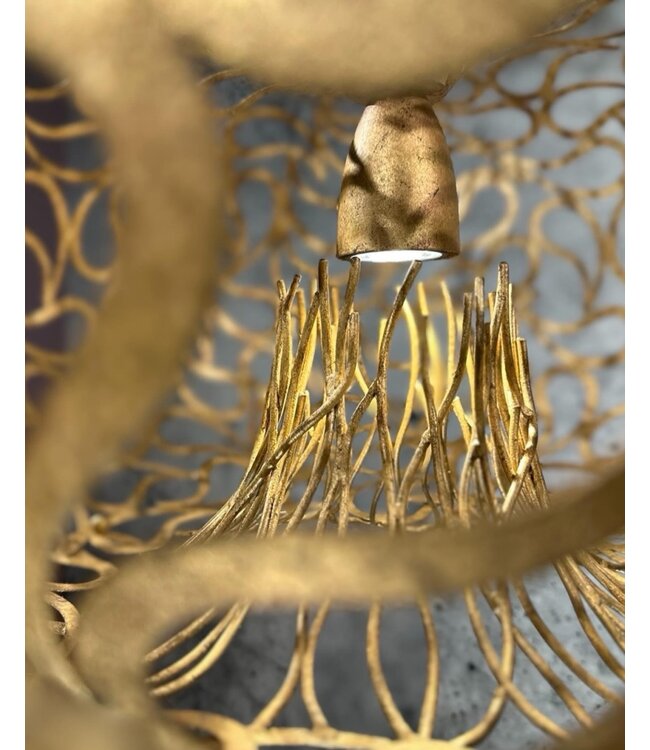 Leclercq & Bouwman hanglamp MOMO Ambachtelijk Gold