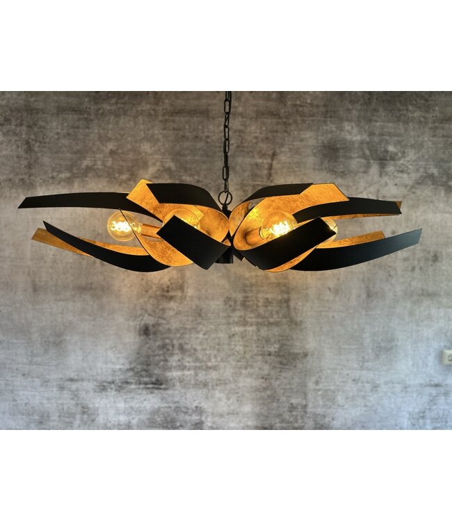 Leclercq & Bouwman hanglamp OTT Zwart - Goud