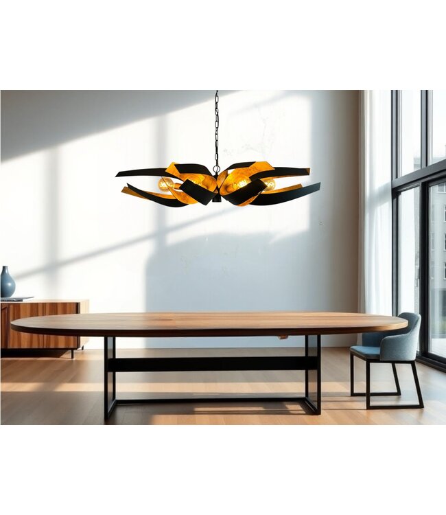 Leclercq & Bouwman hanglamp OTT Zwart - Goud