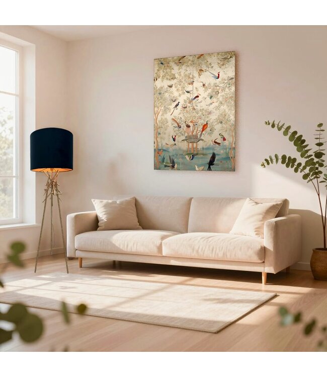 Leclercq & Bouwman vloerlamp BRUT Ambachtelijk Zilver