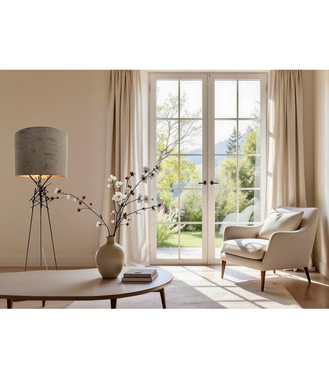 Leclercq & Bouwman vloerlamp BRUT Brons