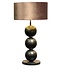 Leclercq & Bouwman tafellamp Boss Black Textured met3 bollen