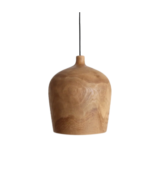Raw Materials Sirocco teakhouten hanglamp Bottle - Ø 25x28 cm