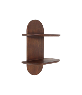 Raw Materials Bullnose mangohouten wandplank dubbel