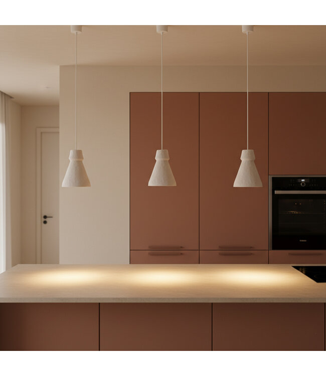 Raw Materials Chalk hanglamp Pugal