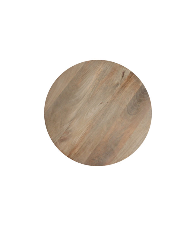 Raw Materials bijzettafel Bullnose reversed naturel Ø 55 cm