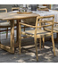 Raw Materials Verano teak tuinstoel met armleuning - Naturel (set van 2)