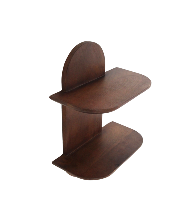 Raw Materials Bullnose mangohouten wandplank dubbel