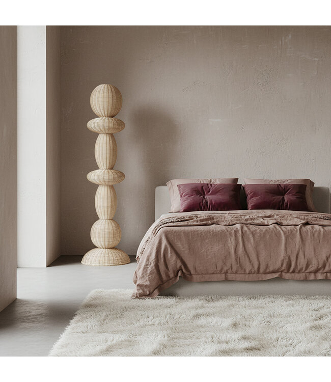 Raw Materials Tao rotan vloerlamp mt L