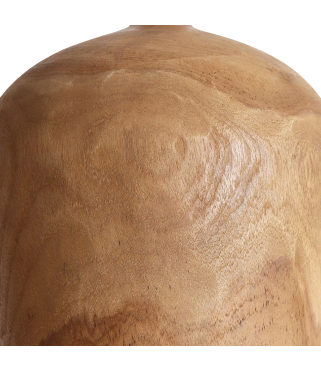 Raw Materials Sirocco teakhouten hanglamp Bottle - Ø 25x28 cm