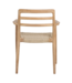 Raw Materials Verano teak tuinstoel met armleuning - Naturel (set van 2)