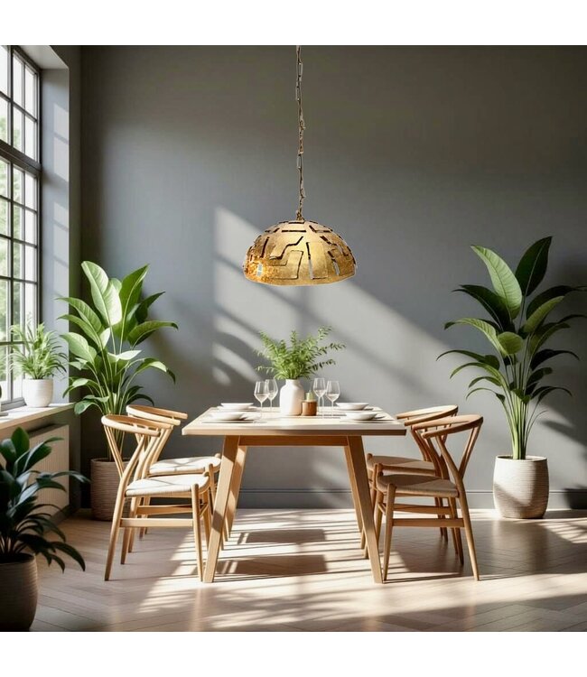 Leclercq & Bouwman hanglamp Pablo Koepel Brons