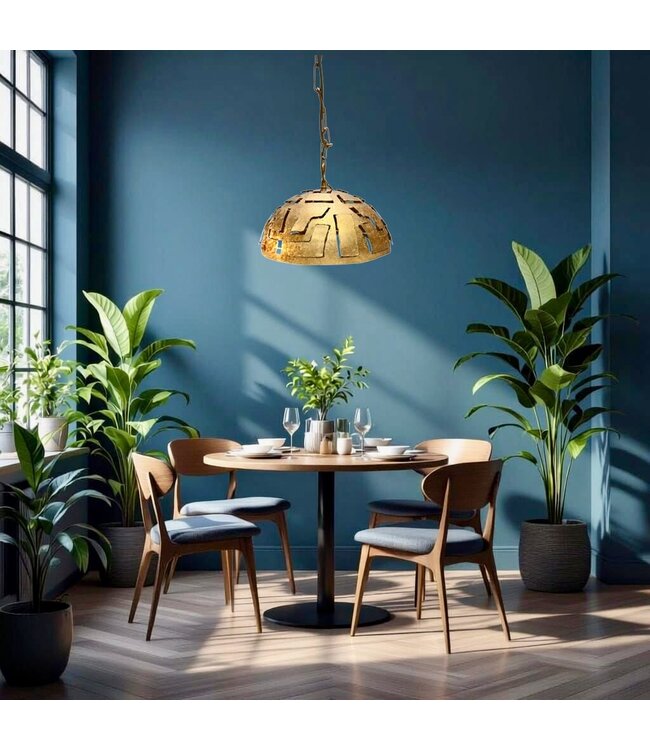 Leclercq & Bouwman hanglamp Pablo Koepel Brons