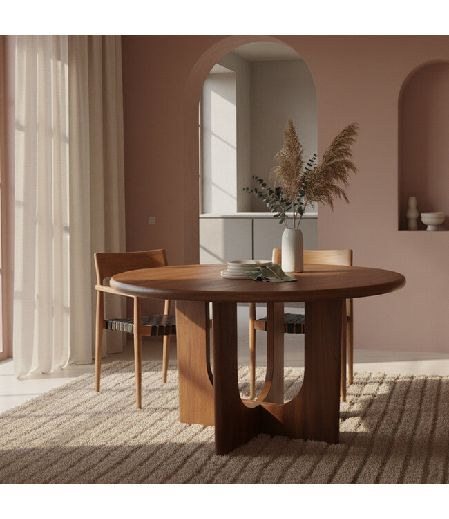 Raw Materials eettafel Bullnose Coliseo rond ø120 cm