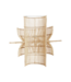 Raw Materials wandlamp Saturn rotan