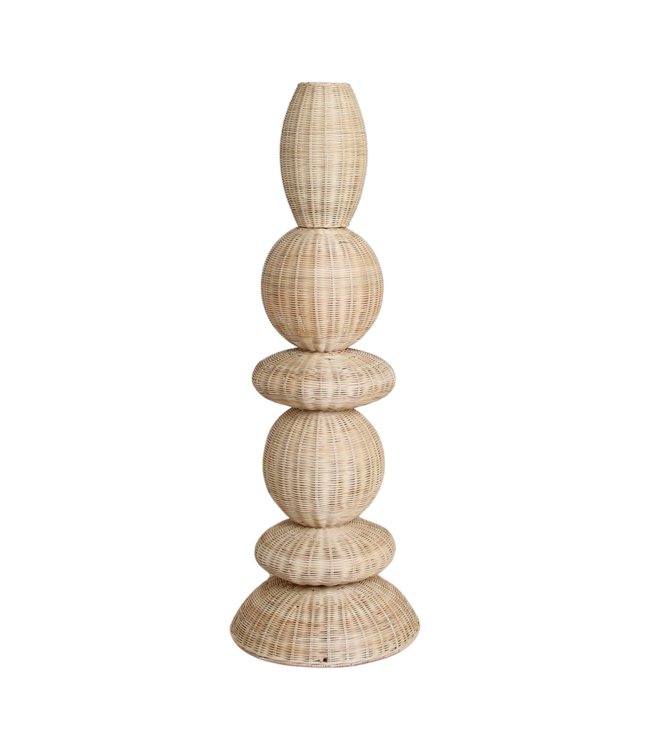 Raw Materials Tao rotan vloerlamp mt S