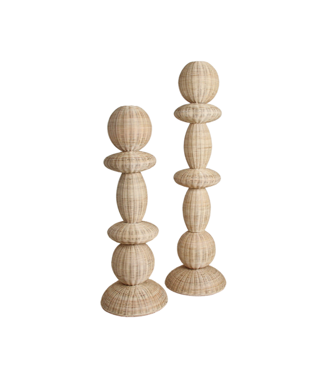 Raw Materials Tao rotan vloerlamp mt S