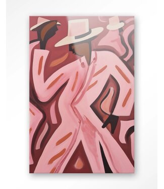 Urban Cotton Glasschilderij Boogie Woogie 80x120 cm