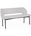 Must Living eetkamerbank Bloom Polaris lichtgrijs 150 cm (showroommodel)