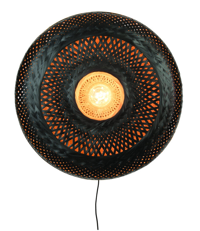Wandlamp Palawan verticaal rond