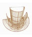 Raw Materials wandlamp Saturn rotan
