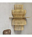 Raw Materials wandlamp Saturn rotan