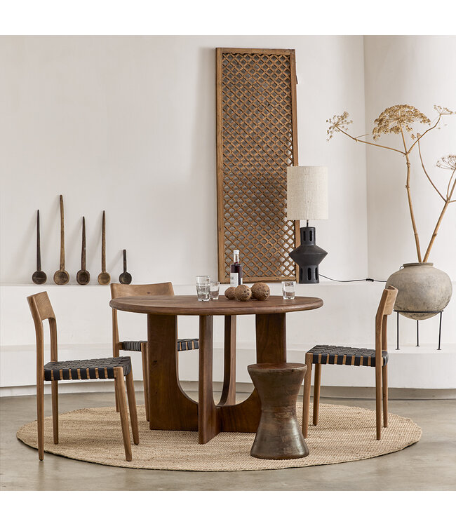Raw Materials eettafel Bullnose Coliseo rond ø120 cm