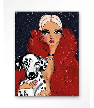 Urban Cotton Wandkleed Dotted Doggy