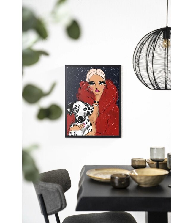 Urban Cotton wandkleed  Dotted Doggy