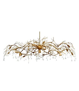 Leclercq & Bouwman Hanglamp COMO brons ovaal 170 cm - Buitenkansje