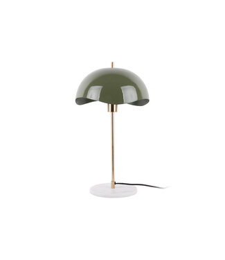 Leitmotiv Tafellamp Waved Dome Jungle Green