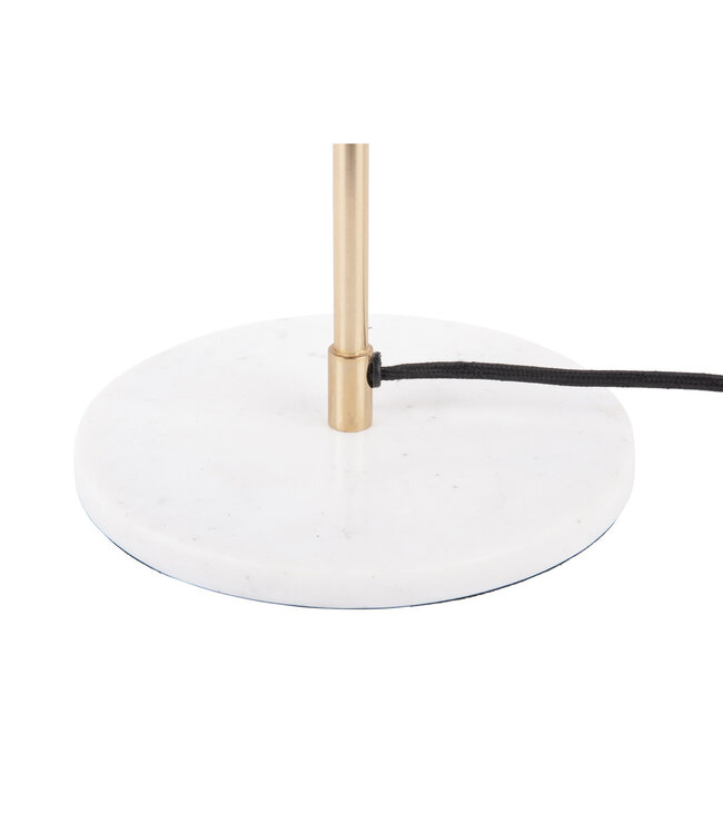 Leitmotiv tafellamp Waved Dome White